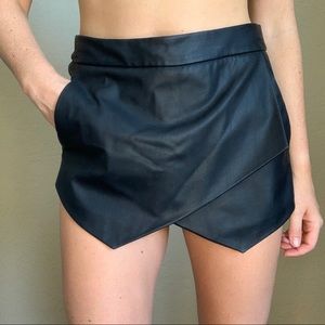 Express Pleather Skort